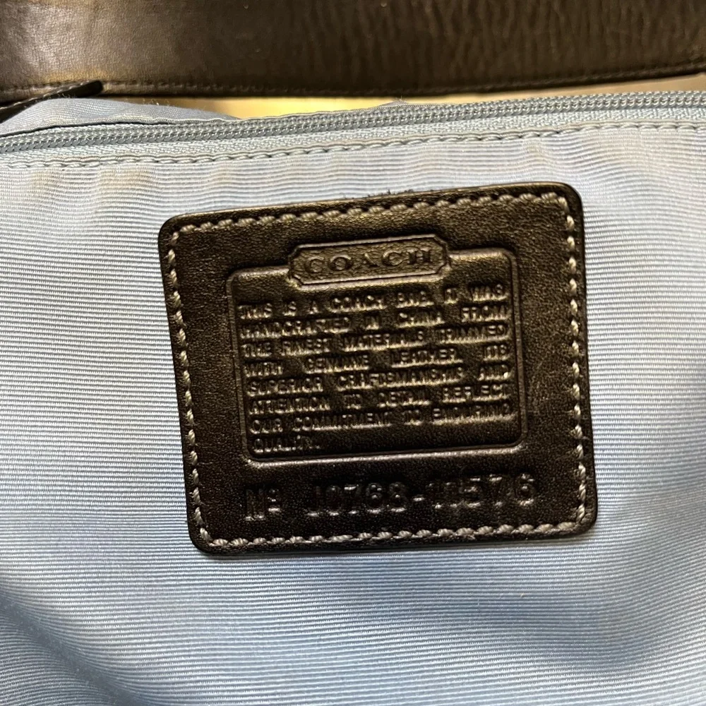 Vintage Coach 2007 Signature Hampton Clip Hobo Bag - Style 11576 - Picture 5 of 17